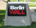 Alternate text is Berlin Wall Exhibit