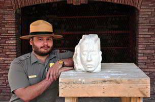 Dustin Baker, Sculptor in Residence, 2012